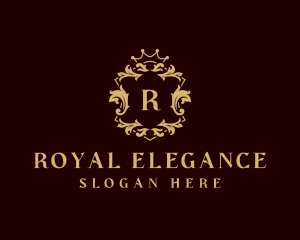 Royal Ornament Crown logo design