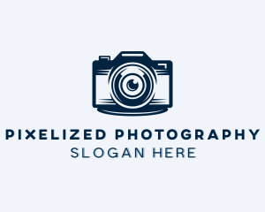 Camera Photography Lens logo design