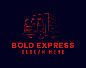 Express Trucking Delivery logo design