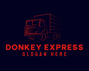 Express Trucking Delivery logo design