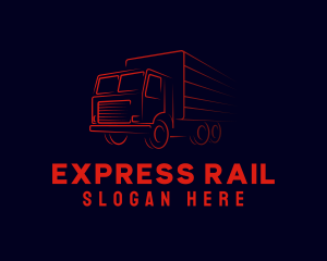 Express Trucking Delivery logo design