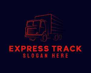 Express Trucking Delivery logo design