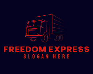 Express Trucking Delivery logo design