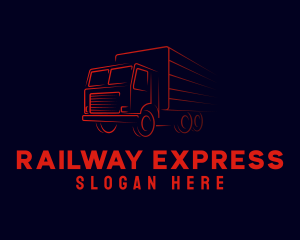 Express Trucking Delivery logo design