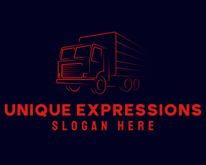 Express Trucking Delivery logo design