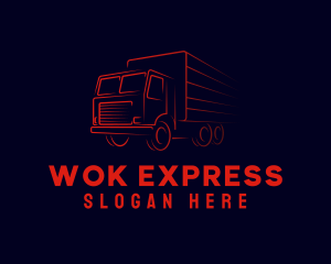 Express Trucking Delivery logo design