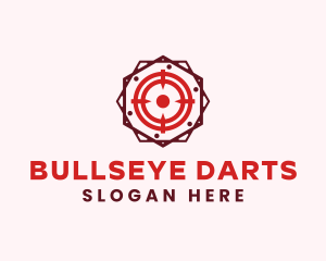 Target Bullseye Crosshair logo design