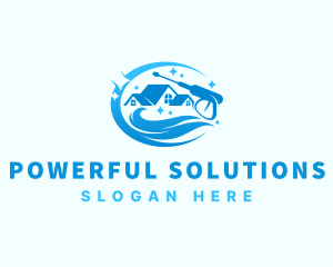 Power Washing Hygiene Maintenance logo design