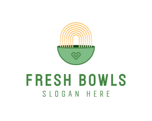  Noodle Pasta Bowl  logo design