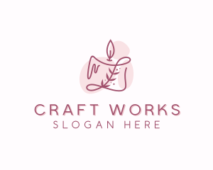 Wellness Candle Decoration logo design