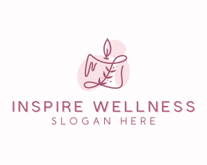 Wellness Candle Decoration logo design