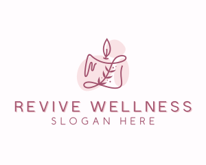 Wellness Candle Decoration logo design