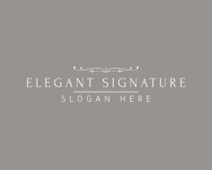 Elegant Expensive Business   logo design