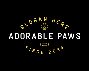 Paw Pet Treats logo design