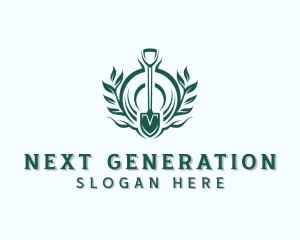 Shovel Tree Planting Logo