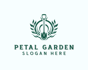 Shovel Tree Planting logo design