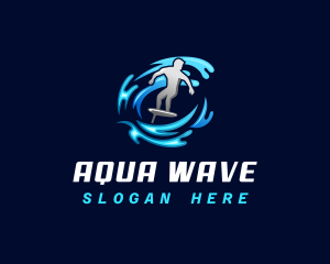 Foil Surfing Tournament logo design