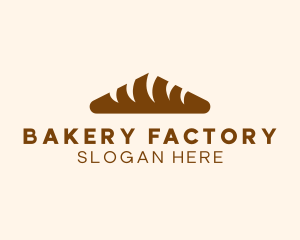 Bread Croissant Bakery logo design