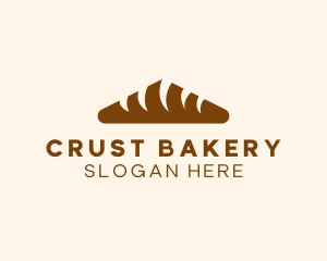 Bread Croissant Bakery logo design