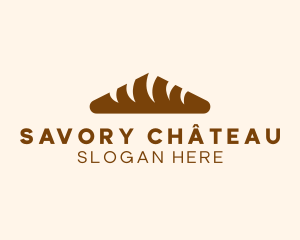 Bread Croissant Bakery logo design