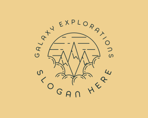 Peak Mountain Adventure logo design