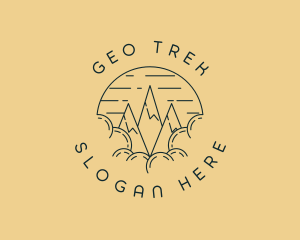 Peak Mountain Adventure logo design