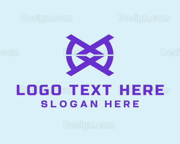 Tech Symbol Letter X Logo