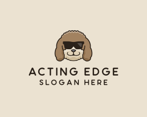 Fluffy Cool Pet Dog logo design