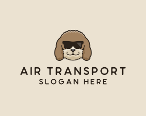 Fluffy Cool Pet Dog logo design