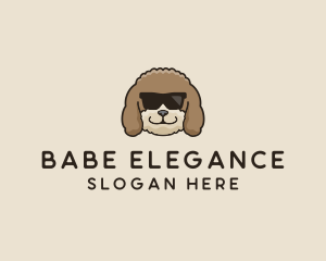 Fluffy Cool Pet Dog logo design