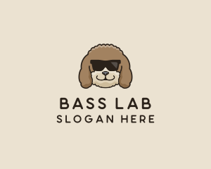 Fluffy Cool Pet Dog logo design