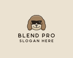 Fluffy Cool Pet Dog logo design