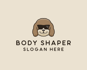 Fluffy Cool Pet Dog logo design