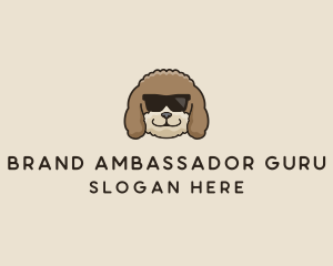 Fluffy Cool Pet Dog logo design