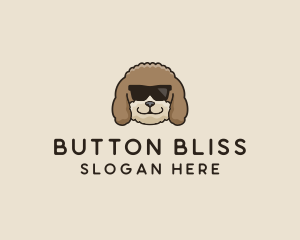 Fluffy Cool Pet Dog logo design