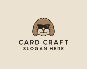 Fluffy Cool Pet Dog logo design