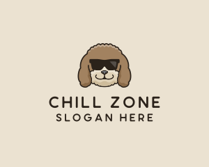 Fluffy Cool Pet Dog logo design