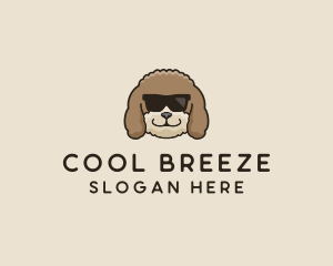 Fluffy Cool Pet Dog logo design