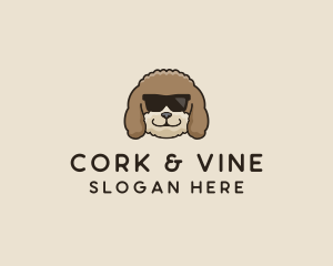 Fluffy Cool Pet Dog logo design