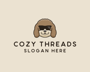 Fluffy Cool Pet Dog logo design