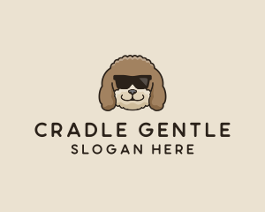 Fluffy Cool Pet Dog logo design