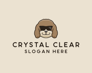 Fluffy Cool Pet Dog logo design