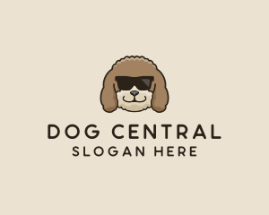 Fluffy Cool Pet Dog logo design