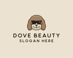 Fluffy Cool Pet Dog logo design