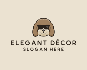 Fluffy Cool Pet Dog logo design