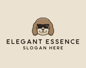 Fluffy Cool Pet Dog logo design