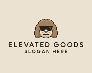 Fluffy Cool Pet Dog logo design