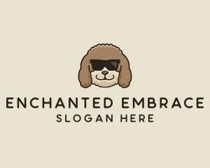 Fluffy Cool Pet Dog logo design