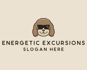 Fluffy Cool Pet Dog logo design