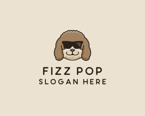 Fluffy Cool Pet Dog logo design